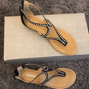 Size 8 Maurice’s wedge sandals